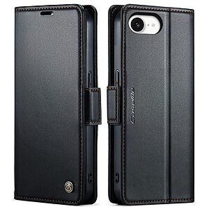 υποδοχές καρτών και μαγνητικό κούμπωμα από συνθετικό δέρμα και TPU μαύρο