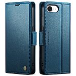 υποδοχές καρτών και μαγνητικό κούμπωμα από συνθετικό δέρμα και TPU μπλε