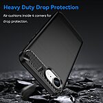 Θήκη iPhone 16e Mad Mask Brushed TPU Carbon Πλάτη μαύρο - Image 3