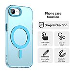 Θήκη iPhone 16e Mad Mask Λεπτή ματ ημιδιάφανη με ανθεκτικό TPU+PC υλικό και συμβατότητα MagSafe για άνετη φόρτιση μπλε - Image 2