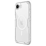 Θήκη iPhone 16e NiLLkin Nature Magnetic Series Silicone Sockproof συμβατό με MagSafe φορτιστή Transparent Πλάτη TPU - Image 2