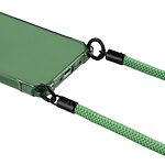 Θήκη iPhone 16e OEM Soft Silicone Sockproof v3 πλάτη με κορδόνι από αντικραδασμικό TPU πράσινο - Image 5