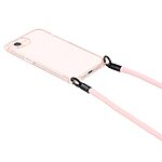 Θήκη iPhone 16e OEM Soft Silicone Sockproof v3 πλάτη με κορδόνι από αντικραδασμικό TPU ροζ - Image 4