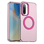 Θήκη Samsung Galaxy A36 / A56 Mad Mask Anti-Slip Sockproof συμβατό με MagSafe φορτιστή Transparent Πλάτη TPU κόκκινο