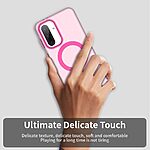 Θήκη Samsung Galaxy A36 / A56 Mad Mask Anti-Slip Sockproof συμβατό με MagSafe φορτιστή Transparent Πλάτη TPU κόκκινο - Image 5