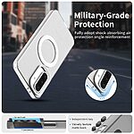 Θήκη Samsung Galaxy A36 / A56 Mad Mask Anti-Slip Sockproof συμβατό με MagSafe φορτιστή Transparent Πλάτη TPU λευκό - Image 2