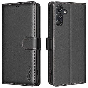 Θήκη Samsung Galaxy A36 BINFEN COLOR Leather Wallet series 12 με βάση στήριξης