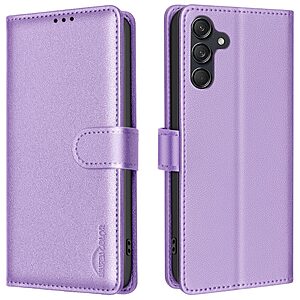 Θήκη Samsung Galaxy A36 BINFEN COLOR Leather Wallet series 12 με βάση στήριξης