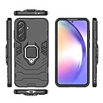 Θήκη Samsung Galaxy A36 Mad Mask Πλάτη Thin Armor με Μαγνητικό δαχτυλίδι και Βάση στήριξης TPU μαύρο - Image 5