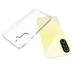 Θήκη Samsung Galaxy A36 OEM Silicone Sockproof V5 Anti-Slip Transparent Πλάτη TPU - Image 2