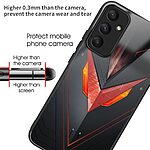 Θήκη Samsung Galaxy A36 OEM σχέδιο Red Triangle Armor με πλάτη από Tempered Glass και εσωτερικό TPU - Image 2