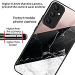 Θήκη Samsung Galaxy A36 OEM σχέδιο Three-Color Marble με πλάτη από Tempered Glass και εσωτερικό TPU - Image 2