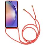 Θήκη Samsung Galaxy A36 OEM Soft Silicone Sockproof v2 πλάτη με κορδόνι από αντικραδασμικό TPU κόκκινο - Image 2