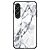 Θήκη Samsung Galaxy A36 OEM σχέδιο Marble με Πλάτη Tempered Glass TPU λευκό