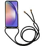 Θήκη Samsung Galaxy A36 OEM Soft Silicone Sockproof v2 πλάτη με κορδόνι από αντικραδασμικό TPU μαύρο - Image 2