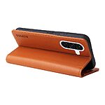 Θήκη Samsung Galaxy A36 YIKATU Folio Series v5 με βάση στήριξης, υποδοχή καρτών και μαγνητικό κούμπωμα Flip Wallet από συνθετικό δέρμα και TPU καφέ - Image 3