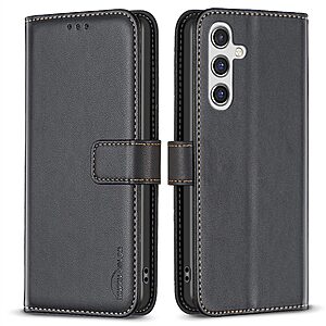 Θήκη Samsung Galaxy A56 BINFEN COLOR Leather Wallet series 12 με βάση στήριξης