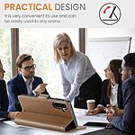 Θήκη Samsung Galaxy A56 CASEME 023 Series Πορτοφόλι με βάση στήριξης, υποδοχές καρτών και μαγνητικό κούμπωμα από συνθετικό δέρμα και TPU καφέ - Image 3