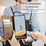 Θήκη Samsung Galaxy A56 CASEME 023 Series Πορτοφόλι με βάση στήριξης, υποδοχές καρτών και μαγνητικό κούμπωμα από συνθετικό δέρμα και TPU καφέ - Image 5