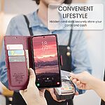 Θήκη Samsung Galaxy A56 CASEME 023 Series Πορτοφόλι με βάση στήριξης, υποδοχές καρτών και μαγνητικό κούμπωμα από συνθετικό δέρμα και TPU κόκκινο - Image 5
