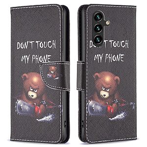 Θήκη Samsung Galaxy A56 OEM Angry bear with chainsaw με βάση στήριξης