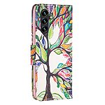 Θήκη Samsung Galaxy A56 OEM Colorized Tree με βάση στήριξης, υποδοχές καρτών και μαγνητικό κούμπωμα Flip Wallet από συνθετικό δέρμα και TPU - Image 5