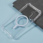 Θήκη Samsung Galaxy A56 Mad Mask Silicone Sockproof V2 συμβατό με MagSafe φορτιστή Transparent Πλάτη TPU - Image 4
