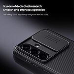 Θήκη Samsung Galaxy A56 NiLLkin Camshield Pro Series Πλάτη με προστασία για την κάμερα από σκλήρό Premium TPU μαύρο - Image 5