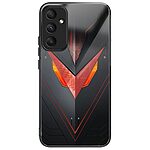 Θήκη Samsung Galaxy A56 OEM σχέδιο Red Triangle Armor με πλάτη από Tempered Glass και εσωτερικό TPU