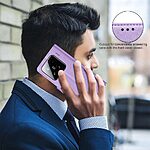 Θήκη Xiaomi 15 BINFEN COLOR Leather Wallet series 12 με βάση στήριξης, υποδοχές καρτών και μαγνητικό κούμπωμα μωβ - Image 5