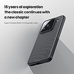 Θήκη Xiaomi 15 NiLLkin Super Frosted Shield Pro Magnetic Series Πλάτη από Premium σκληρό TPU μαύρο - Image 5