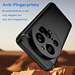 Θήκη Xiaomi 15 Ultra Mad Mask Brushed TPU Carbon Πλάτη μαύρο - Image 4