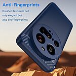 Θήκη Xiaomi 15 Ultra Mad Mask Brushed TPU Carbon Πλάτη μπλε - Image 4
