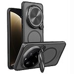 Θήκη Xiaomi 15 Ultra NiLLkin Camshield Armor Prop Magnetic Series με προστασία για την κάμερα και βάση στήριξης MagSafe από σκλήρό Premium TPU μαύρο