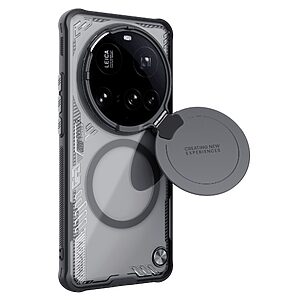 Θήκη Xiaomi 15 Ultra NiLLkin Camshield Iceblade Prop Magnetic Series v2 με προστασία για την κάμερα και βάση στήριξης MagSafe από σκλήρό Premium TPU μαύρο