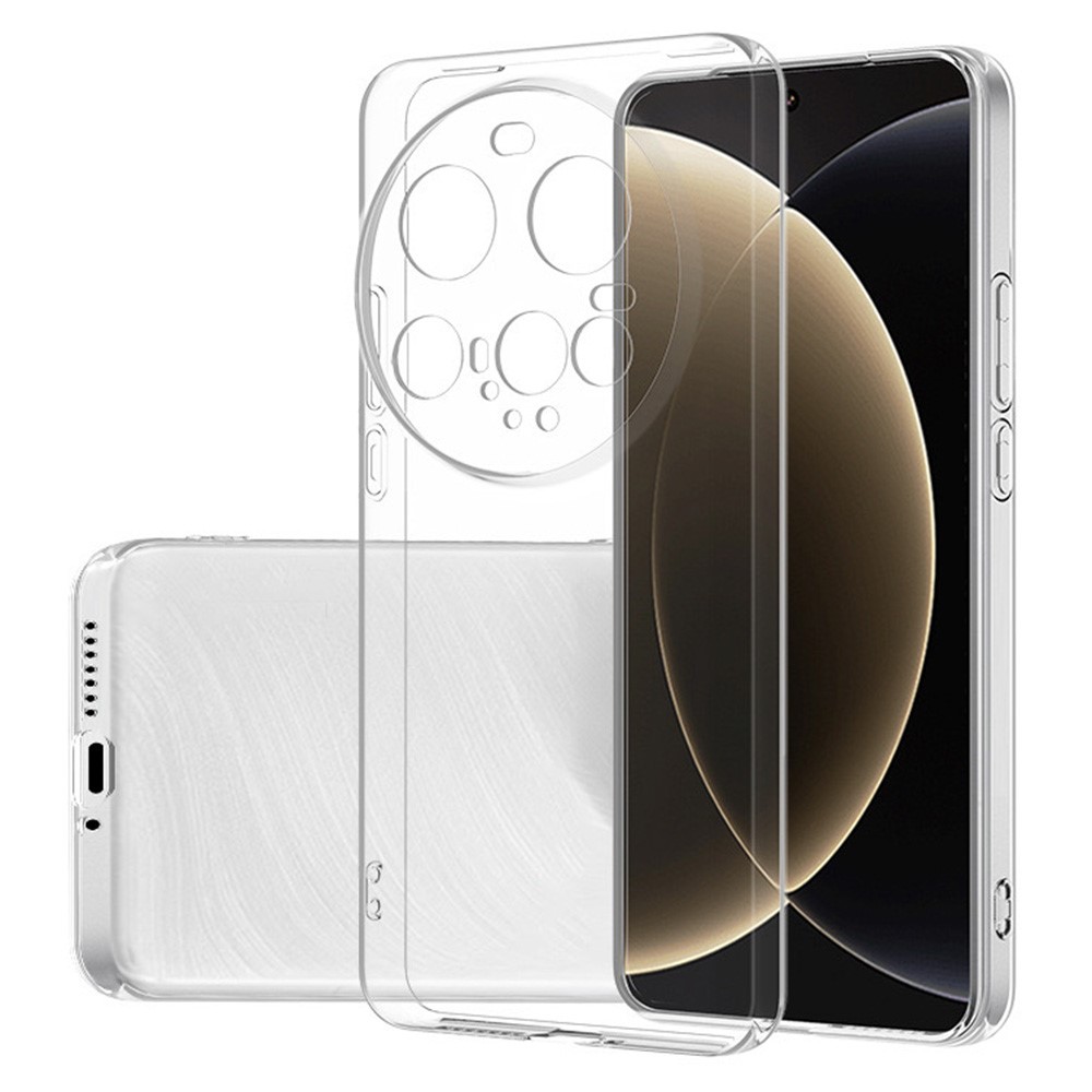 Θήκη Xiaomi 15 Ultra OEM Silicone Sockproof V6 Anti-Slip Transparent Πλάτη TPU Θήκη Xiaomi 15 Ultra OEM Silicone Sockproof V6 Anti-Slip Transparent Πλάτη TPU