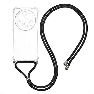 Θήκη Xiaomi 15 Ultra OEM Silicone Sockproof Transparent πλάτη με κορδόνι από αντικραδασμικό TPU
