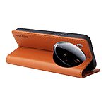 Θήκη Xiaomi 15 Ultra YIKATU Folio Series v5 με βάση στήριξης, υποδοχή καρτών και μαγνητικό κούμπωμα Flip Wallet από συνθετικό δέρμα και TPU καφέ - Image 3