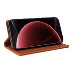 Θήκη Xiaomi 15 Ultra YIKATU Folio Series v5 με βάση στήριξης, υποδοχή καρτών και μαγνητικό κούμπωμα Flip Wallet από συνθετικό δέρμα και TPU καφέ - Image 4