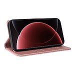 Θήκη Xiaomi 15 Ultra YIKATU Folio Series v5 με βάση στήριξης, υποδοχή καρτών και μαγνητικό κούμπωμα Flip Wallet από συνθετικό δέρμα και TPU ροζ χρυσό - Image 4