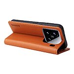 Θήκη Xiaomi 15 YIKATU Folio Series v5 με βάση στήριξης, υποδοχή καρτών και μαγνητικό κούμπωμα Flip Wallet από συνθετικό δέρμα και TPU καφέ - Image 3