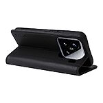 Θήκη Xiaomi 15 YIKATU Folio Series v5 με βάση στήριξης, υποδοχή καρτών και μαγνητικό κούμπωμα Flip Wallet από συνθετικό δέρμα και TPU μαύρο - Image 3