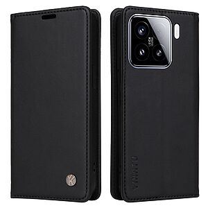 Θήκη Xiaomi 15 YIKATU Folio Series v5 με βάση στήριξης