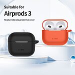 Θήκη Σιλικόνης TECH-PROTECT με Silicone Hook - AirPods 3 Μαύρο - Image 3