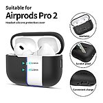 Θήκη Σιλικόνης TECH-PROTECT με Silicone Hook - AirPods Pro (1η & 2η Γενιά) Μαύρο - Image 2