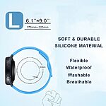 Λουράκι Σιλικόνης Sonique Soft Band 22mm Universal για Samsung Huawei Amazfit Xiaomi Honor - βεραμάν - Image 4