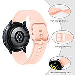 Λουράκι Σιλικόνης Sonique Soft Band 22mm Universal για Samsung Huawei Amazfit Xiaomi Honor - ροζ - Image 2