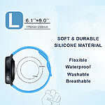 Λουράκι Σιλικόνης Sonique Soft Band 22mm με ασημί κούμπωμα Universal για Samsung Huawei Amazfit Xiaomi Honor - ροζ - Image 2