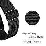 Λουράκι Sport Band Sonique Elastic Nylon Loop για Apple Watch (42/44/45/49mm) - βεραμάν - Image 2