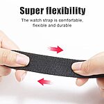 Λουράκι Sport Band Sonique Elastic Nylon Loop για Apple Watch (42/44/45/49mm) - γκρι - Image 3